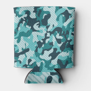 Rafraîchisseur Pour Canette Camouflage : Vintage Arrière - plan sans couture.
