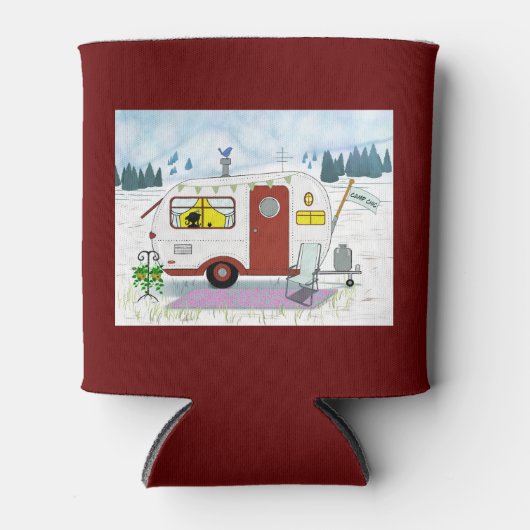 Rafraîchisseur Pour Canette Camp Chic Coozie (Devant)