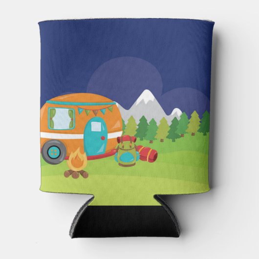 Rafraîchisseur Pour Canette Camp d'été (Devant)