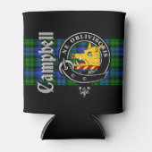 Rafraîchisseur Pour Canette Campbell Clan Badge & Tartan (Devant)