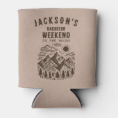 Rafraîchisseur Pour Canette Camping Bachelor Party (Devant)