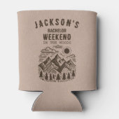 Rafraîchisseur Pour Canette Camping Bachelor Party (Dos)