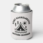 Rafraîchisseur Pour Canette Camping Bachelorette Bridesmaid Can Cooler (Can devant)