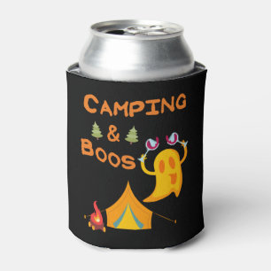 Rafraîchisseur Pour Canette Camping & Boos Ghosts Vin Camping Halloween