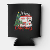 Rafraîchisseur Pour Canette Camping Christmas Tree Chemise Lights Cadeau Campi (Devant)