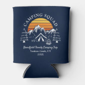 Rafraîchisseur Pour Canette Camping familial Correspondance Retro Custom Camp  (Devant)