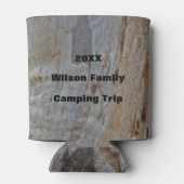 Rafraîchisseur Pour Canette Camping familial Trip Tree Trunk Motif Rustic (Dos)