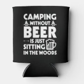 Rafraîchisseur Pour Canette Camping sans bière assis Lover en bois (Devant)