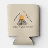 Rafraîchisseur Pour Canette Campire avec des marshmallows grillés peut refroid (Dos)
