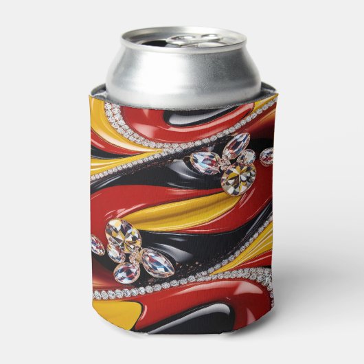 Rafraîchisseur Pour Canette Can Cooler avec design de couleurs belges (Can devant)