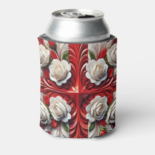Rafraîchisseur Pour Canette Can Cooler avec design Rose anglais (Can Dos)