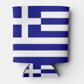 Rafraîchisseur Pour Canette Can Cooler avec drapeau de la Grèce (Devant)