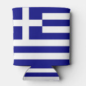 Rafraîchisseur Pour Canette Can Cooler avec drapeau de la Grèce (Dos)