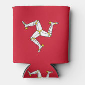 Rafraîchisseur Pour Canette Can Cooler avec drapeau de l'île de Man, Royaume-U (Devant)