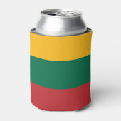 Rafraîchisseur Pour Canette Can Cooler avec drapeau de Lituanie (Can devant)