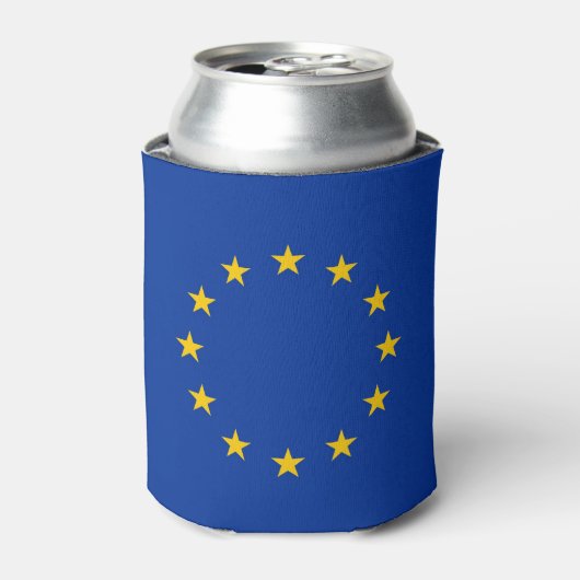 Rafraîchisseur Pour Canette Can Cooler avec drapeau de l'Union européenne (Can devant)