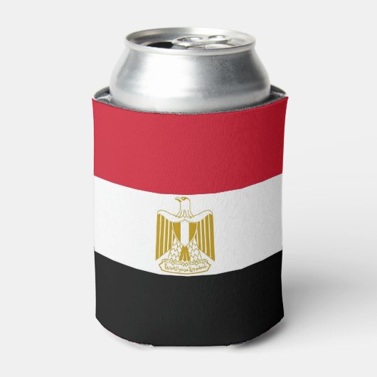 Rafraîchisseur Pour Canette Can Cooler avec drapeau d'Egypte (Can devant)