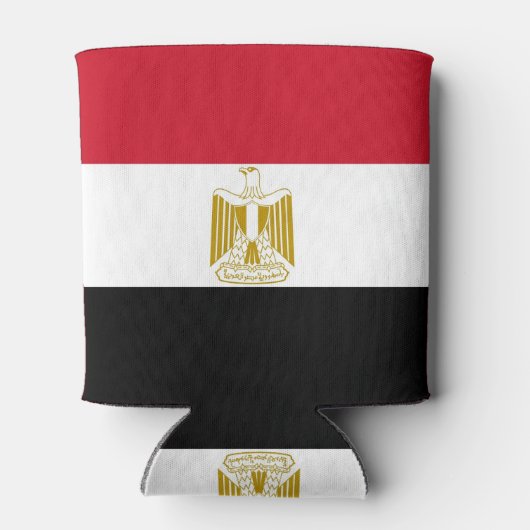 Rafraîchisseur Pour Canette Can Cooler avec drapeau d'Egypte (Dos)