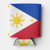 Rafraîchisseur Pour Canette Can Cooler avec drapeau des Philippines (Devant)