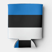 Rafraîchisseur Pour Canette Can Cooler avec drapeau d'Estonie (Devant)