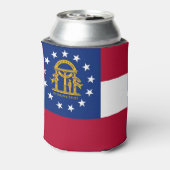 Rafraîchisseur Pour Canette Can Cooler avec le drapeau de Georgia State, USA. (Can Dos)