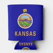 Rafraîchisseur Pour Canette Can Cooler avec le drapeau de Kansas State, USA. (Dos)