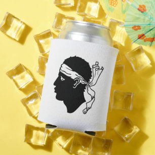 Rafraîchisseur Pour Canette Can Cooler avec le drapeau de la Corse