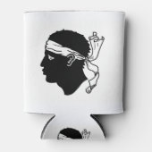 Rafraîchisseur Pour Canette Can Cooler avec le drapeau de la Corse (Devant)