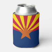 Rafraîchisseur Pour Canette Can Cooler avec le drapeau de l'Arizona State, USA (Can devant)