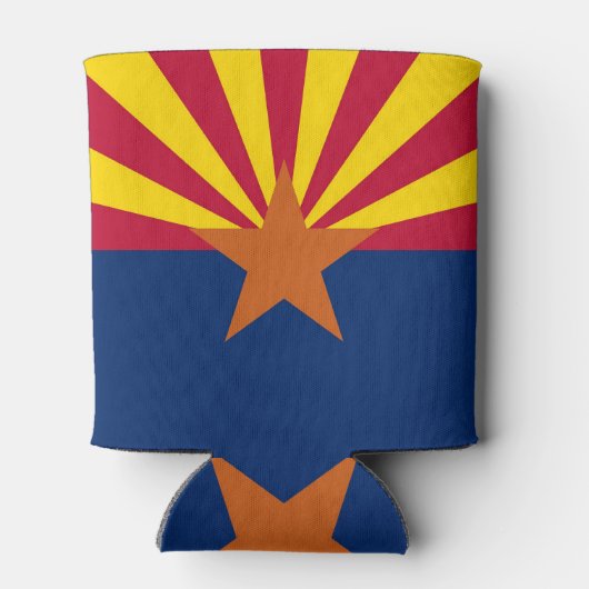Rafraîchisseur Pour Canette Can Cooler avec le drapeau de l'Arizona State, USA (Dos)