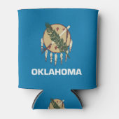 Rafraîchisseur Pour Canette Can Cooler avec le drapeau de l'Oklahoma, États-Un (Devant)