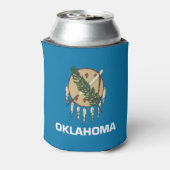 Rafraîchisseur Pour Canette Can Cooler avec le drapeau de l'Oklahoma, États-Un (Can Dos)