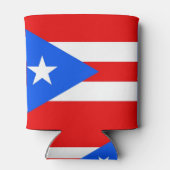 Rafraîchisseur Pour Canette Can Cooler avec le drapeau de Porto Rico, USA. (Dos)