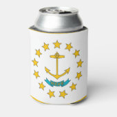 Rafraîchisseur Pour Canette Can Cooler avec le drapeau de Rhode Island, États- (Can Dos)