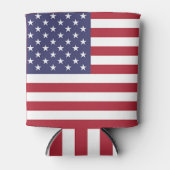 Rafraîchisseur Pour Canette Can Cooler avec le drapeau des Etats-Unis d'Amériq (Devant)