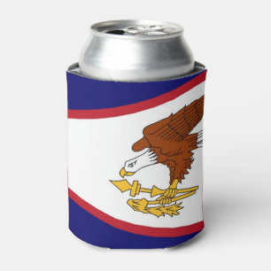 Rafraîchisseur Pour Canette Can Cooler avec le drapeau des Samoa américaines, 