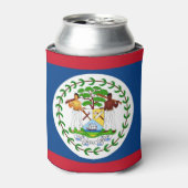 Rafraîchisseur Pour Canette Can Cooler avec le drapeau du Belize (Can devant)