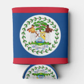 Rafraîchisseur Pour Canette Can Cooler avec le drapeau du Belize (Dos)