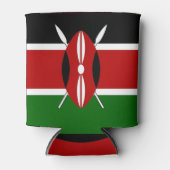 Rafraîchisseur Pour Canette Can Cooler avec le drapeau du Kenya (Devant)