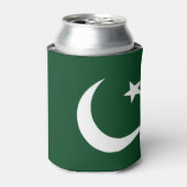 Rafraîchisseur Pour Canette Can Cooler avec le drapeau du Pakistan (Can devant)