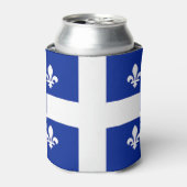 Rafraîchisseur Pour Canette Can Cooler avec le drapeau du Québec, Canada (Can devant)