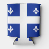 Rafraîchisseur Pour Canette Can Cooler avec le drapeau du Québec, Canada (Devant)