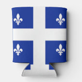 Rafraîchisseur Pour Canette Can Cooler avec le drapeau du Québec, Canada (Dos)