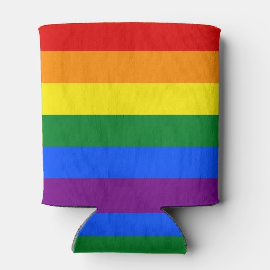 Rafraîchisseur Pour Canette Can Cooler avec Rainbow Pride drapeau LGBT (Dos)