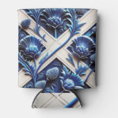 Rafraîchisseur Pour Canette Can Cooler avec Scottish Thistles Design (Devant)