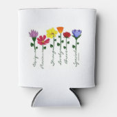 Rafraîchisseur Pour Canette Can Cooler - Fleur sauvage n'Words (Devant)