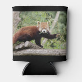 Rafraîchisseur Pour Canette Can Cooler Photo panda rouge, animaux 0069. (Devant)