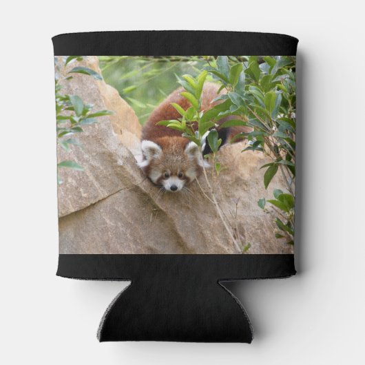 Rafraîchisseur Pour Canette Can Cooler Photo panda rouge, animaux 0069. (Dos)