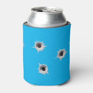 Rafraîchisseur Pour Canette Can Cooler - Qui A Tiré Le Glacière! Bleu