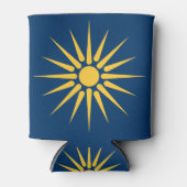 Rafraîchisseur Pour Canette Can Cooler with flag of Macedonia, Greece (Devant)